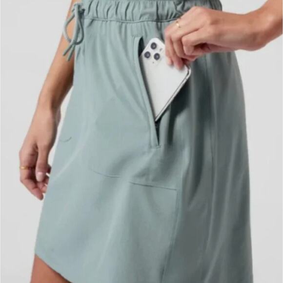 Athleta Women's Mini Dress in Light Blue - Picture 4 of 10